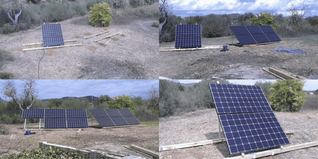 aufbau der photovoltaik anlage